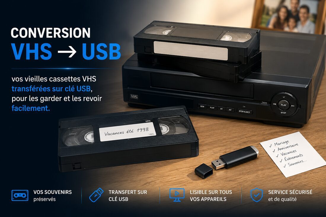 Conversion VHS → USB